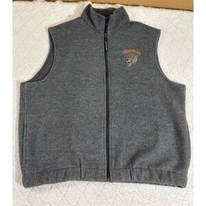 VtG 90s Sportsmaster Central Panthers Embroidered  USA Made Vest Pockets Size L